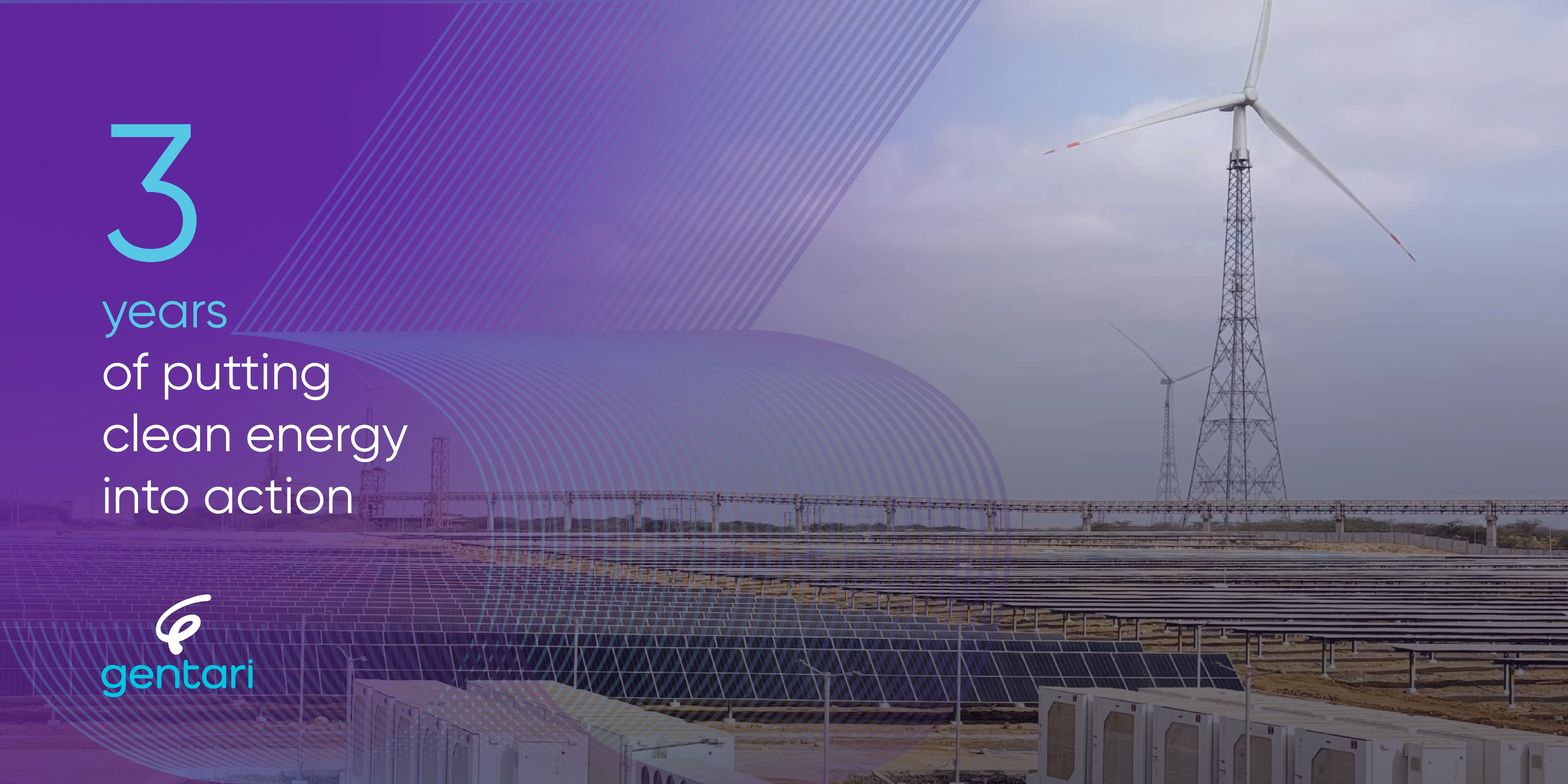 3 business pillars. 3 years of putting clean energy into action. 